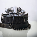 The M Bag: Black & White Graffiti – handwoven by The Manca Studio